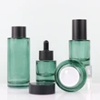 Green Skincare Packaging Hot Sale Cosmetic Bottle Sets