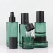 Luxury glass bottle set skincare container packaging glass bottle jar