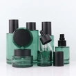 Luxury glass bottle set skincare container packaging glass bottle jar