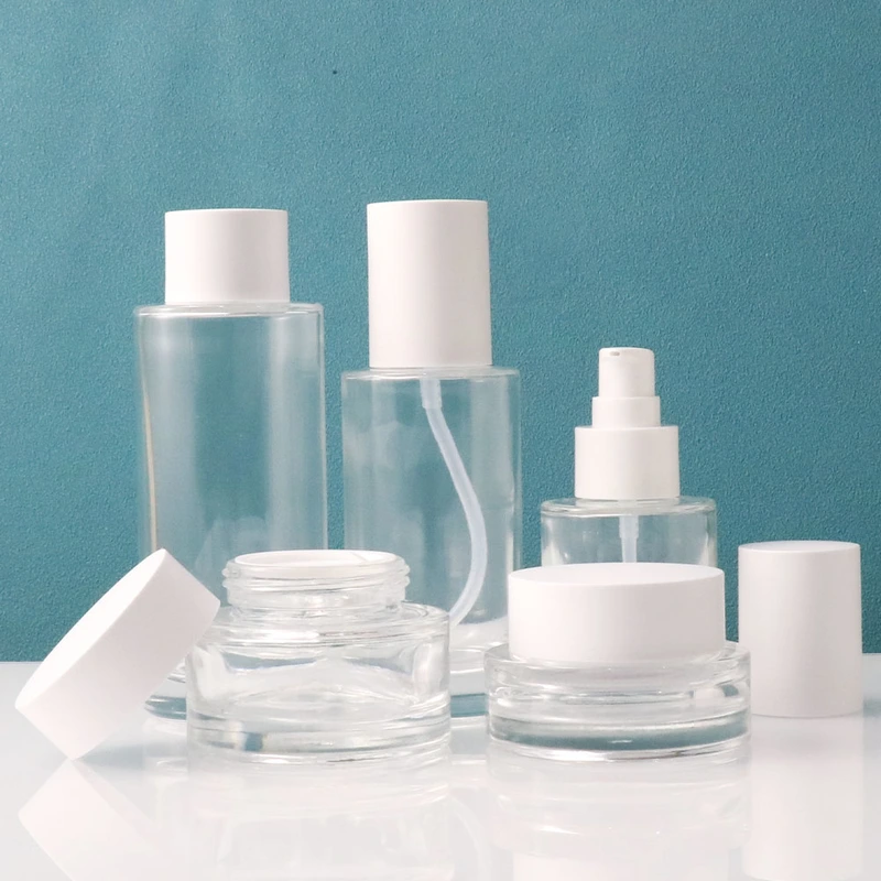 custom skincare lotion serum face cream pump bottles