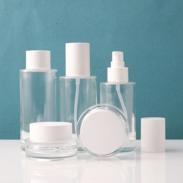 custom skincare lotion serum face cream pump bottles