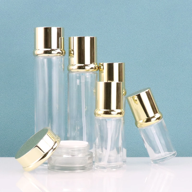 cosmetics containers and packaging empty skin care bottle set
