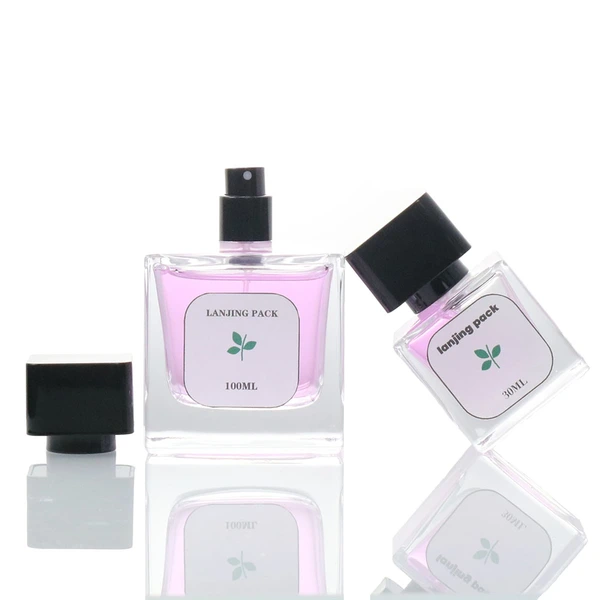 square parfume bottle 50 ml empty rectangular perfume