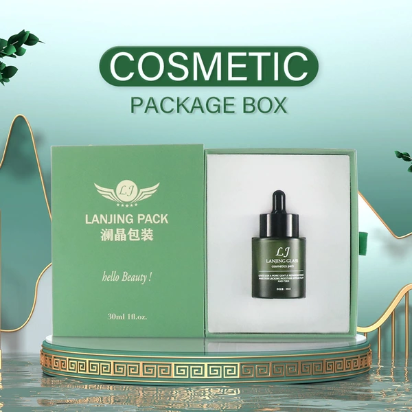 beard oil square box serum boxes luxury gift box