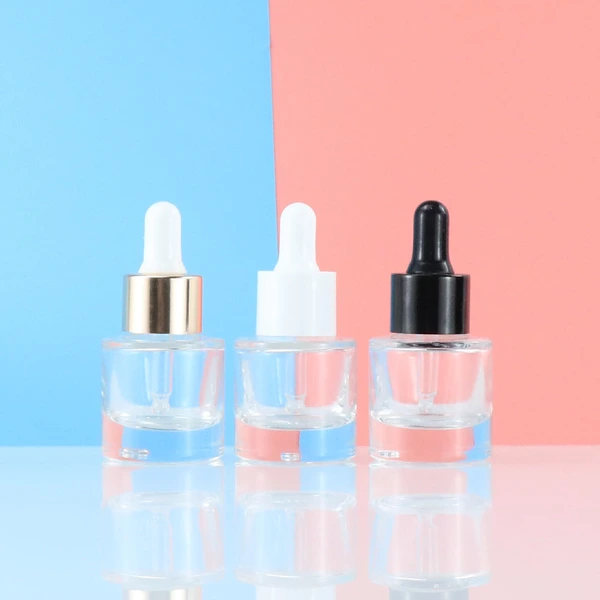 glass dropper bottle serum bottle 15ml thick bottom glass 