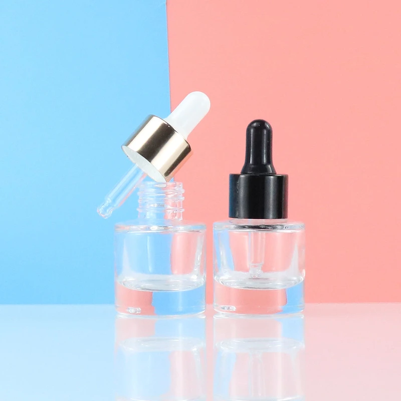 glass dropper bottle serum bottle 15ml thick bottom glass 