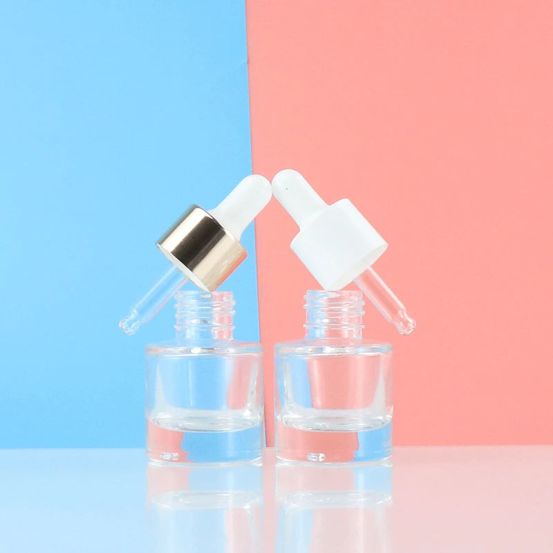 glass dropper bottle serum bottle 15ml thick bottom glass 
