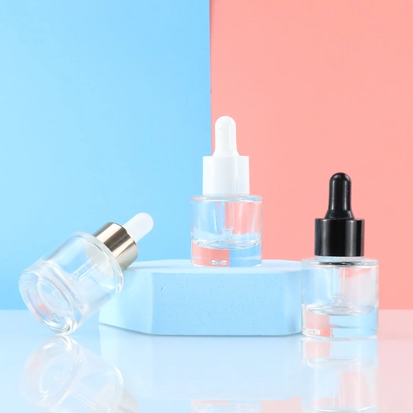glass dropper bottle serum bottle 15ml thick bottom glass 