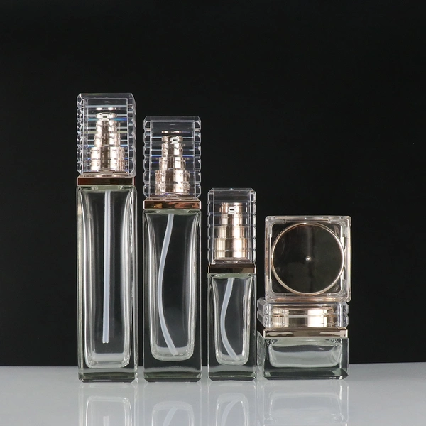 luxury skincare packaging serum pump bottle  body oil bottle