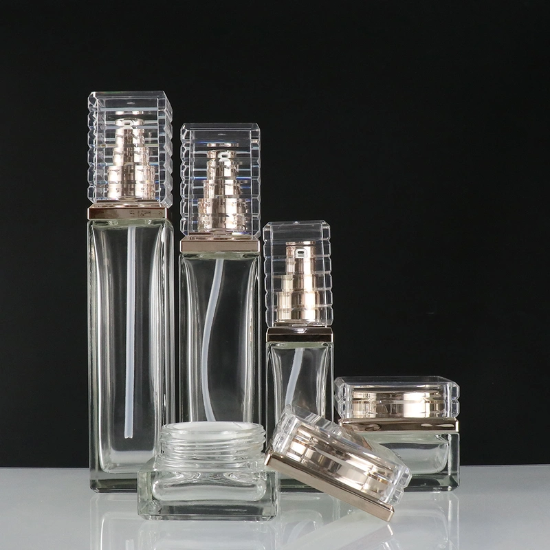 luxury skincare packaging serum pump bottle  body oil bottle