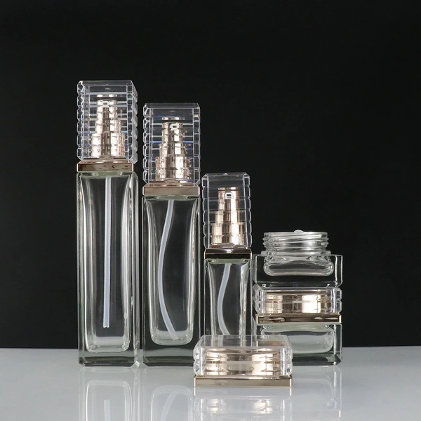 luxury skincare packaging serum pump bottle  body oil bottle