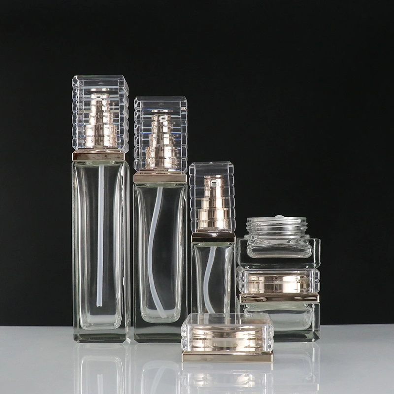 luxury skincare packaging serum pump bottle  body oil bottle