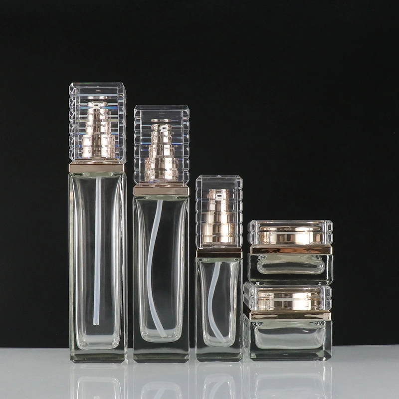 luxury skincare packaging serum pump bottle  body oil bottle