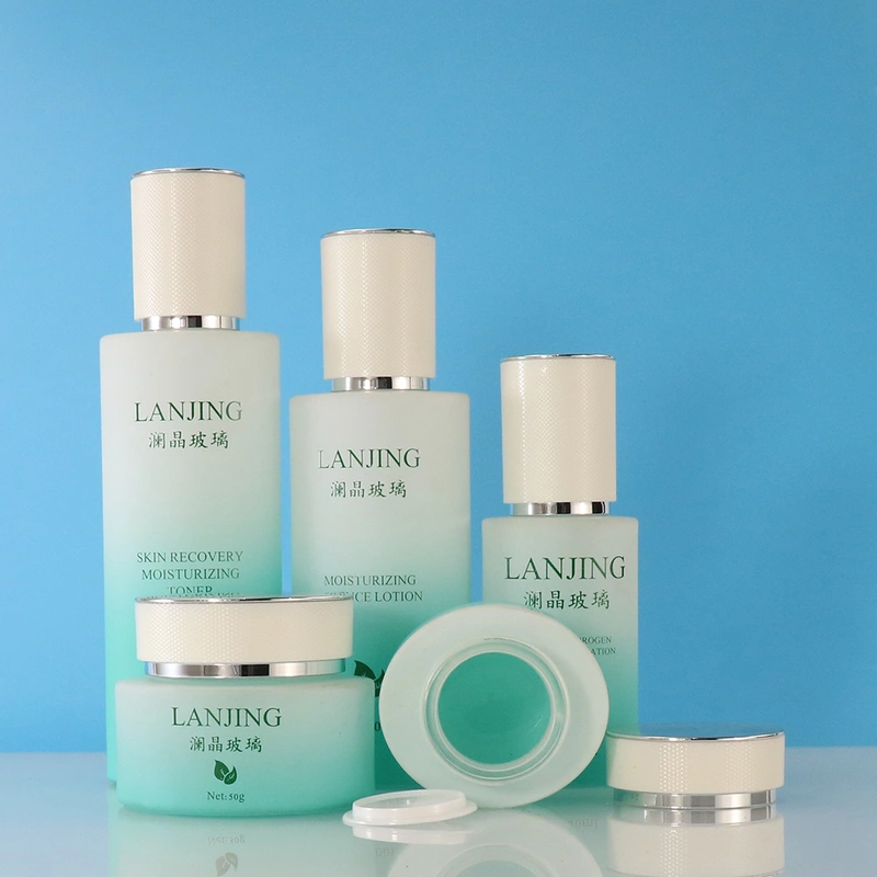 body oil bottle luxury skincare packaging serum pump bottle  