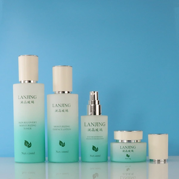 body oil bottle luxury skincare packaging serum pump bottle  