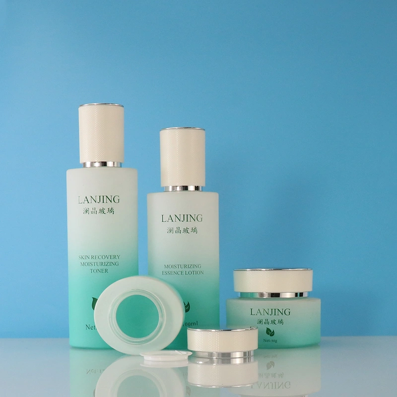 body oil bottle luxury skincare packaging serum pump bottle  