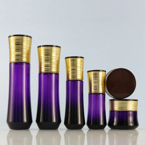 oil bottles for hair glass pump bottle  serum pump bottle 