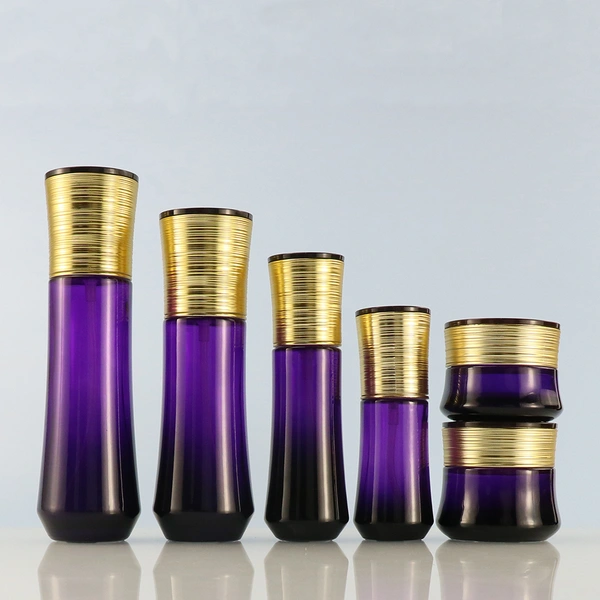 oil bottles for hair glass pump bottle  serum pump bottle 