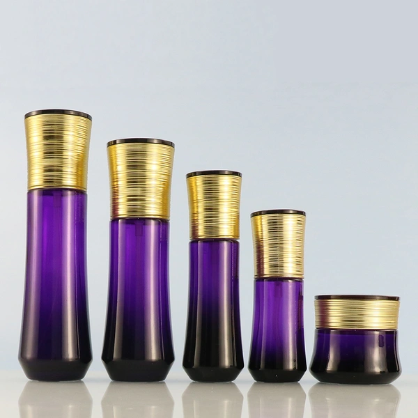 oil bottles for hair glass pump bottle  serum pump bottle 