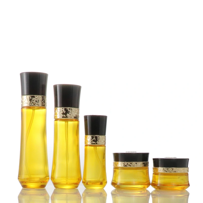 glass pump bottle empty bottle luxury glass