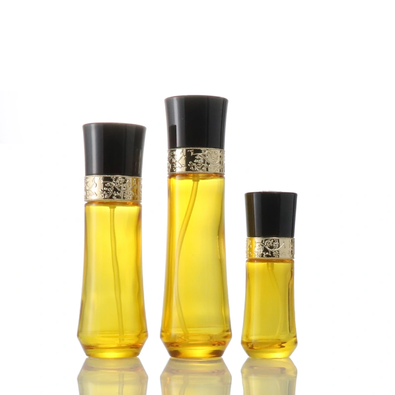 glass pump bottle empty bottle luxury glass