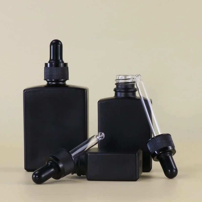 bottle black cosmetic essential  perfume bottle 