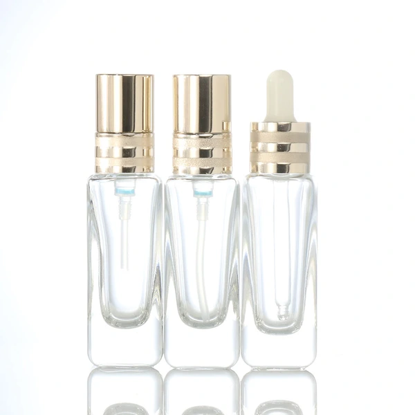 glass bottles 25ml transparent glass dropper bottle 