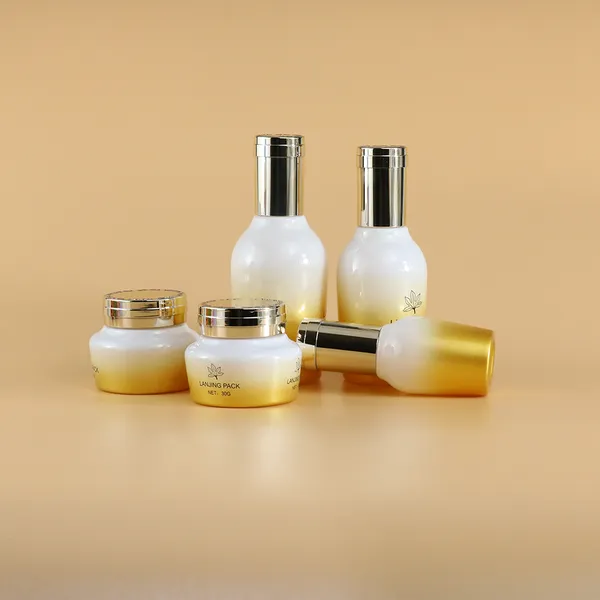 serum bottle skincare packaging transparent glass bottle 
