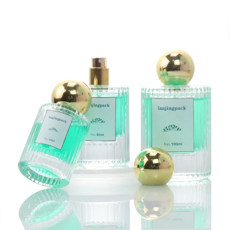 glass cosmetic containers perfume bottle cosmetic packaging