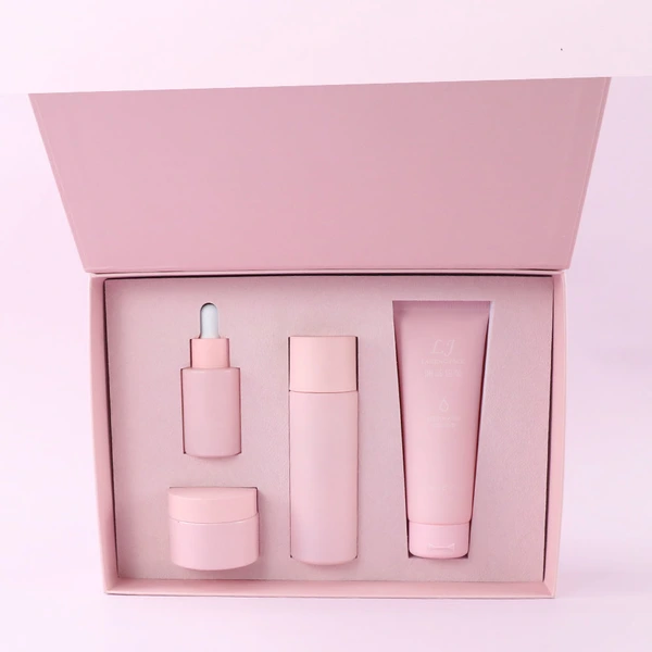 cosmetic packaging custom skin care set packaging paper box  