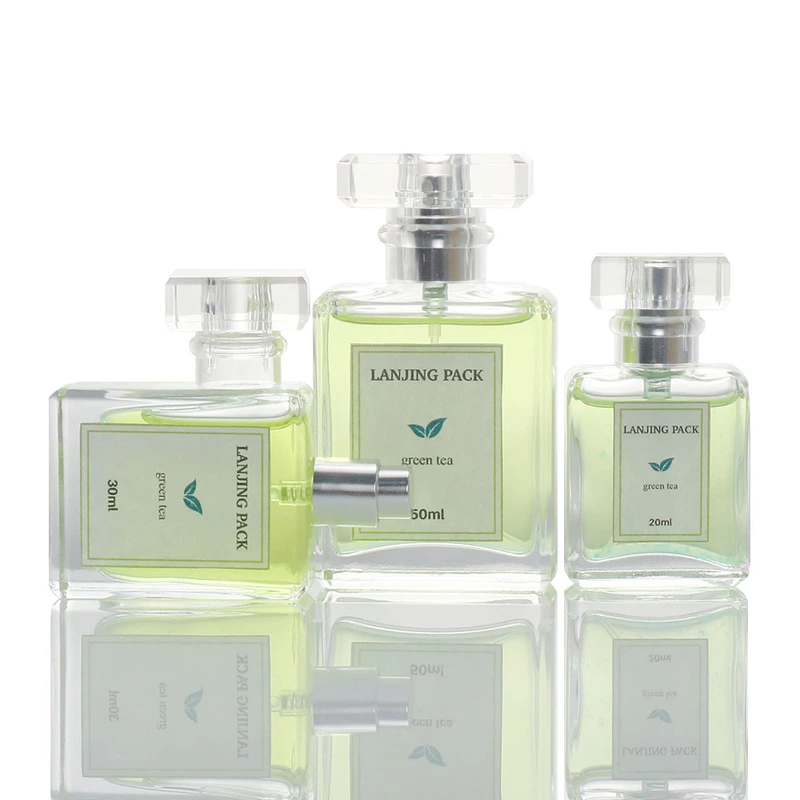 custom made glass perfume bottles square glass perfume bottle