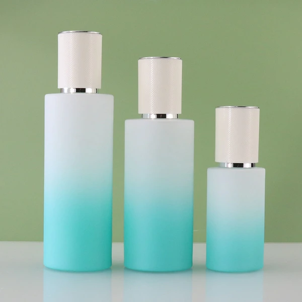 body cream jar pink cosmetic glass jars	luxury skincare bottle set