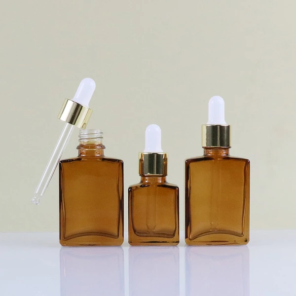 luxury glass skincare packaging lotion containers