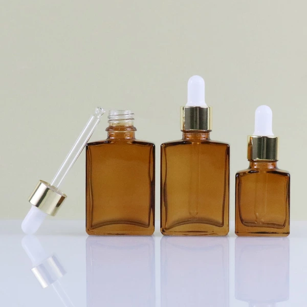 luxury glass skincare packaging lotion containers