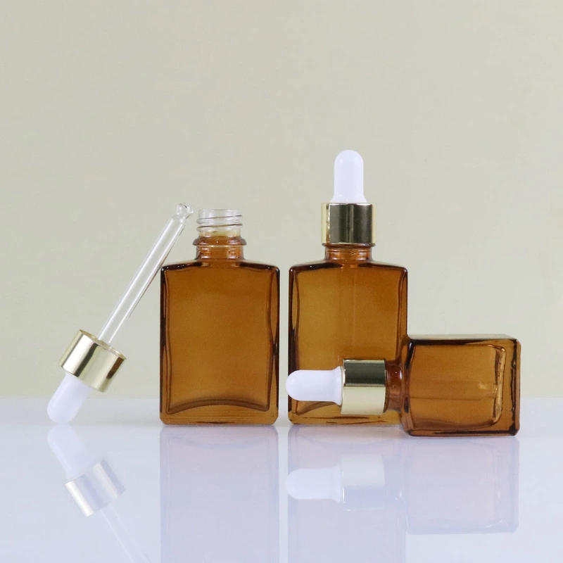 luxury glass skincare packaging lotion containers