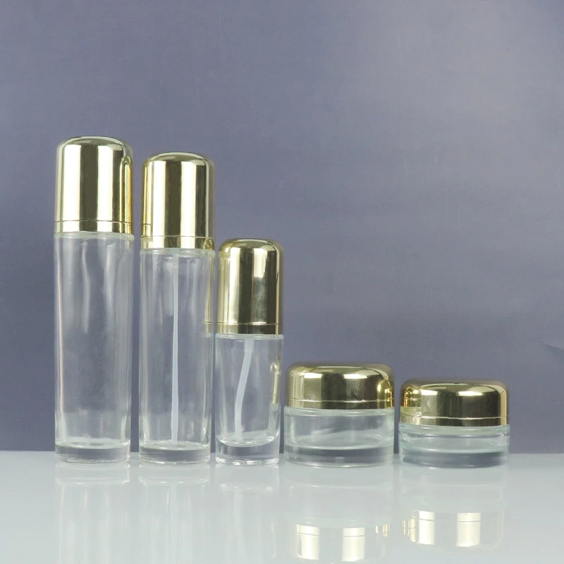 luxury glass skincare packaging