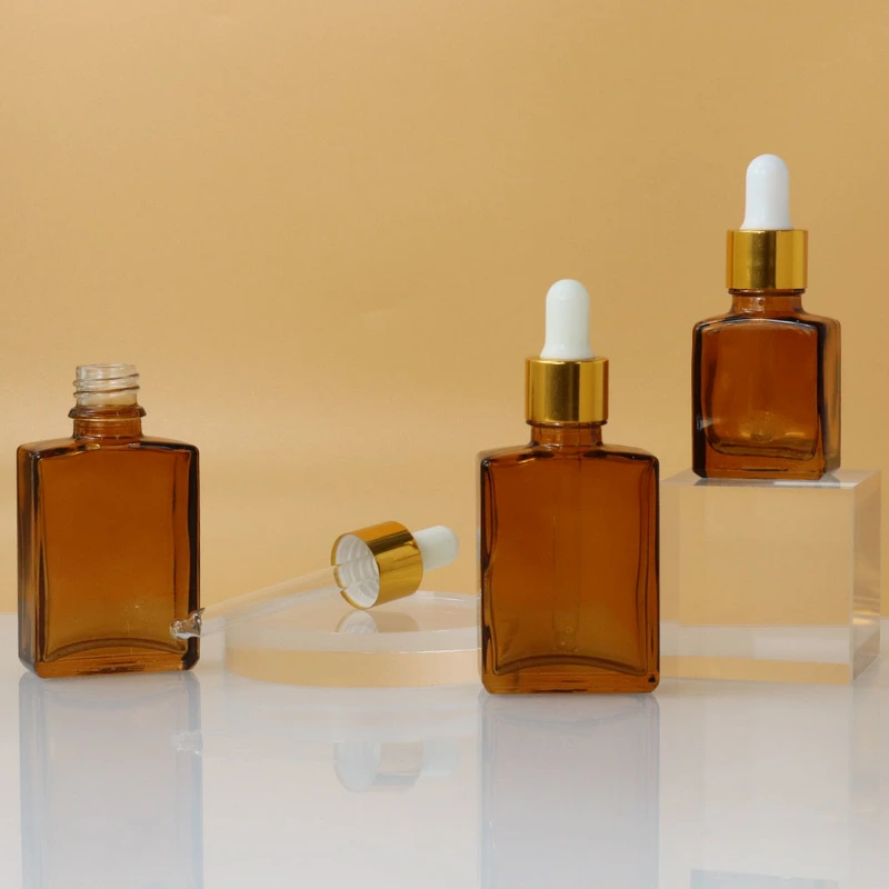 luxury glass skincare packaging