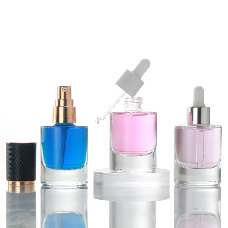 Cosmetic Dispenser Silver Lotion Aluminum Plastic White Cream Oil Cap