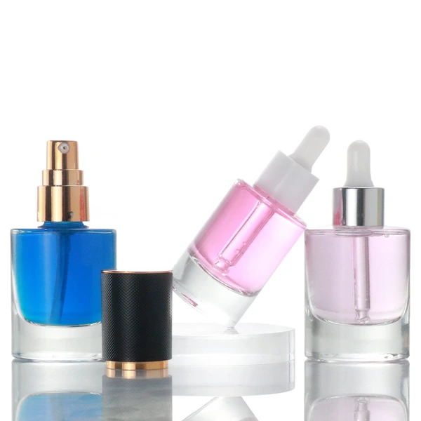 Cosmetic Dispenser Silver Lotion Aluminum Plastic White Cream Oil Cap