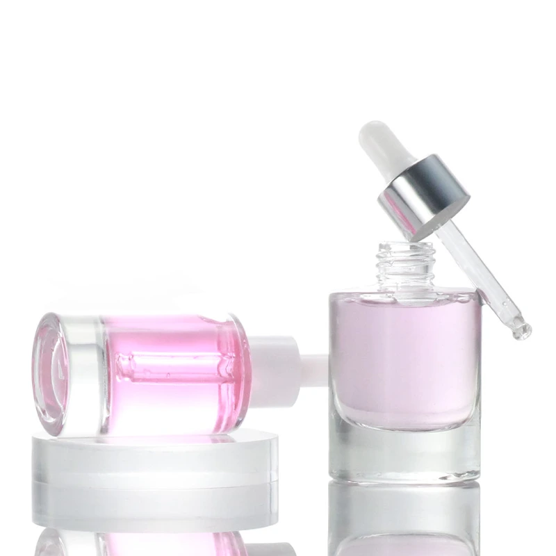 Cosmetic Dispenser Silver Lotion Aluminum Plastic White Cream Oil Cap