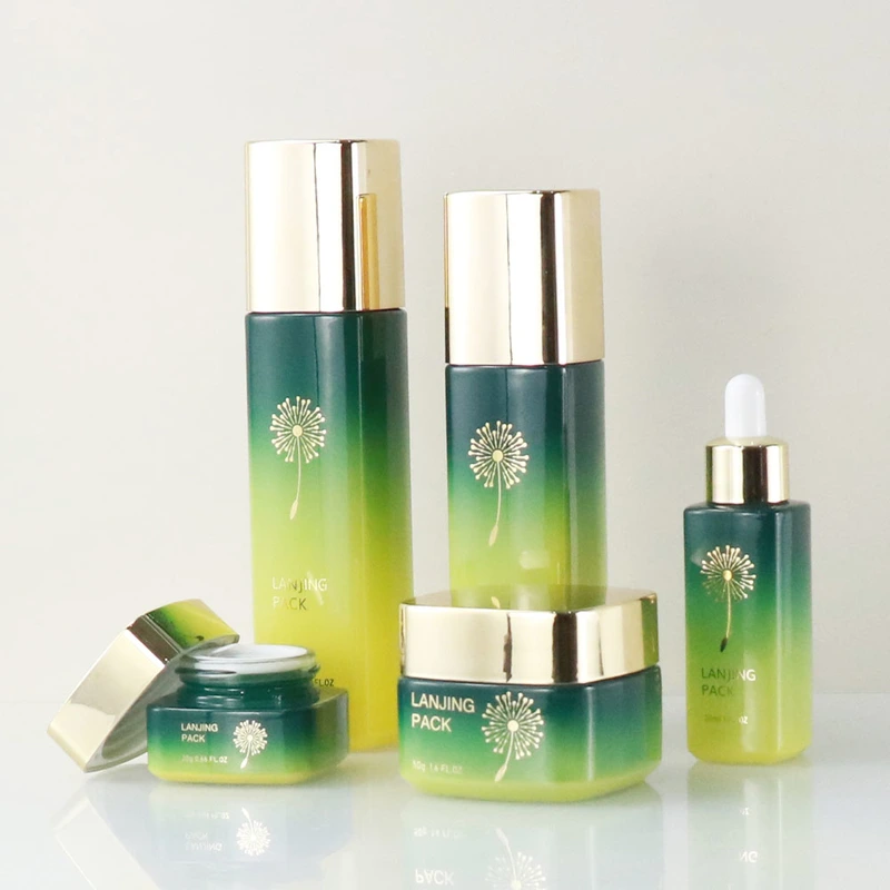 Wholesale Skincare Glass Bottle  Jar For Skin Care Products 