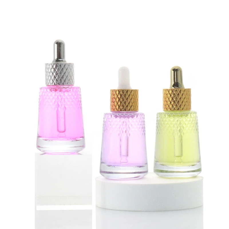 Hot sale empty custom glass body oil bottle  for skin care products