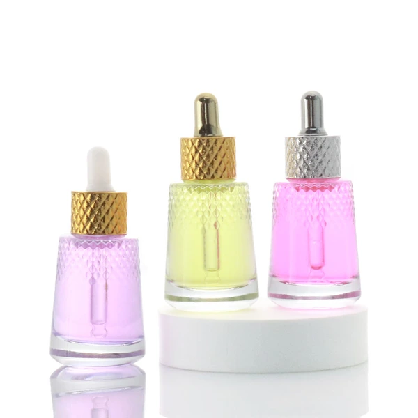 Hot sale empty custom glass body oil bottle  for skin care products