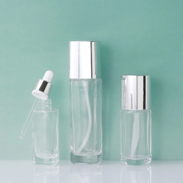 Wholesale Glass Skincare Packaging Set Glass Container