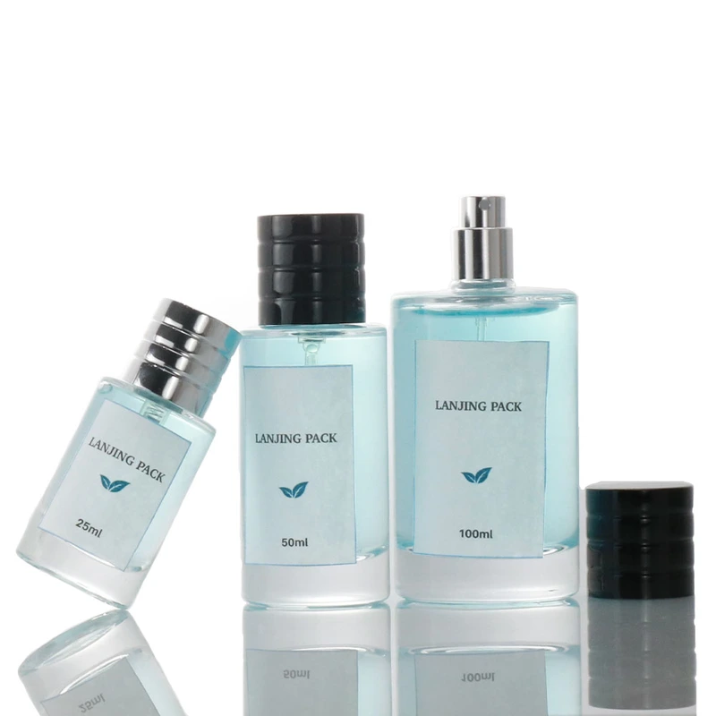 Wholesale thick bottom cosmetic  glass perfume bottle