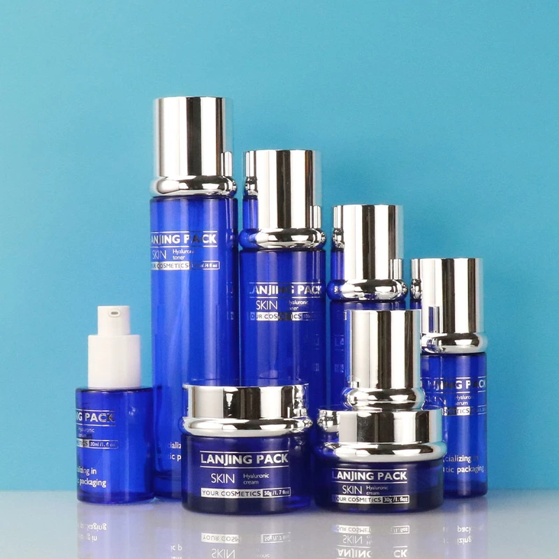 Hot sale bottles for skin care products glass packaging