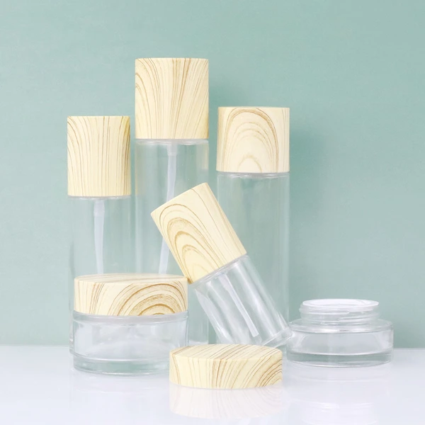 Hot sales 30 50g glass cosmetics skin care cosmetics empty bottle