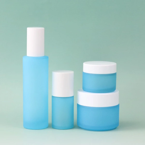 Hot selling cosmetics glass bottle face cream empty bottle