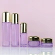 Wholesale customized lotion bottle and jar for glass skincare set