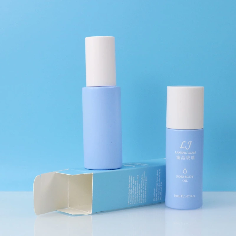 High-end Custom Print Lotion Bottle Packing Box